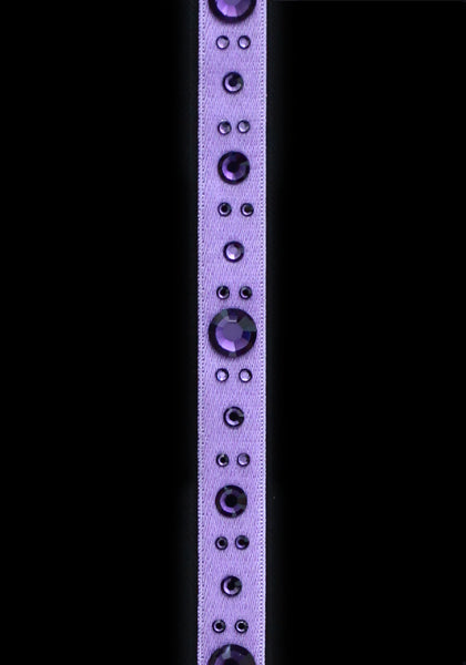 Crystal Motif with Swarovski Crystals - Color : Purple