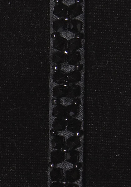 Crystal Jewel with Swarovski Crystals - Color : Black / Black