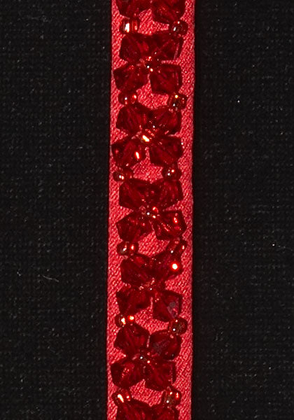 Crystal Jewel with Swarovski Crystals - Color : Red